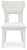 Ashley Chalanna White Dining Chair (Set of 2)