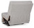 Ashley Acklen Place Pewter 5-Piece Power Reclining Sectional