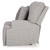 Ashley Acklen Place Pewter 5-Piece Power Reclining Sectional