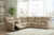 Ashley Next-Gen Durapella Slate 6-Piece Power Reclining Sectional
