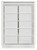 Ashley Chalanna White Chest of Drawers