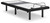 Ashley Best Base with Lumbar and Audio Charcoal Gray Twin XL Adjustable Base
