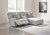 Ashley Acklen Place Pewter 3-Piece Power Reclining Sectional Sofa with Chaise