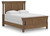 Ashley Chadworth Antique White Queen Poster Bed