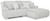 Ashley Top Tier Alloy 3-Piece Reclining Sectional Sofa with Chaise 92706/07/40/57