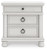 Ashley Chadworth Antique White Nightstand