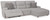 Ashley Acklen Place Pewter 3-Piece Power Reclining Sectional