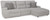 Ashley Acklen Place Pewter 3-Piece Power Reclining Sectional