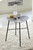 Ashley Laverford Chrome Black End Table