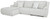 Ashley Top Tier Chocolate 3-Piece Reclining Sectional Sofa Chaise