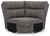 Ashley Next-Gen Durapella Slate 5-Piece Power Reclining Sectional 61003/46(2)/58/62/77