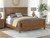 Ashley Chadworth Brown King Poster Bed