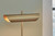 Ashley Rowleigh Gold Finish White Desk Lamp