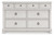 Ashley Chadworth Antique White Dresser