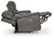 Ashley Beryton Espresso Power Reclining Loveseat with Console