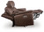 Ashley Beryton Espresso Power Reclining Loveseat with Console