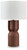 Ashley Rowandale Brick Red Table Lamp