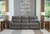 Ashley Next-Gen Durapella Sand 3-Piece Power Reclining Sectional Sofa