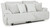 Ashley Top Tier Alloy 2-Piece Reclining Sectional Loveseat