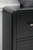 Ashley Rowanbeck Black Dresser and Mirror