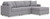 Ashley Modmax Granite 3-Piece Sectional with Chaise
