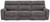 Ashley Next-Gen Durapella Slate 3-Piece Power Reclining Sectional