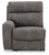 Ashley Next-Gen Durapella Slate 3-Piece Power Reclining Sectional