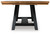 Ashley Chadworth Brown Black Dining Extension Table