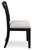 Ashley Chadworth Black Dining Chair (Set of 2)
