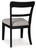Ashley Chadworth Black Dining Chair (Set of 2) D824-05