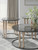 Ashley Hannerly Black Gold Finish Table (Set of 3)