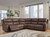 Ashley Beryton Espresso 5-Piece Power Reclining Sectional