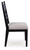 Ashley Chadworth Black Dining Chair (Set of 2) D824-07