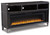 Ashley Todoe Gray 65" TV Stand with Electric Fireplace