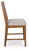 Ashley Chadworth Black Counter Height Barstool (Set of 2)