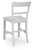 Ashley Chadworth White Counter Height Barstool (Set of 2)