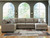 Ashley Newellen Greystone 3-Piece Sleeper Sectional with Chaise
