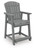 Ashley Ross Cove Dark Gray Outdoor Counter Height Bar Stool (Set of 2)