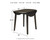 Ashley Hammis Dark Brown Dining Drop Leaf Table