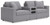 Ashley Modmax Granite 3-Piece Sectional 92104/57/64/65