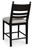 Ashley Chadworth Brown Counter Height Barstool (Set of 2)