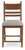 Ashley Chadworth Brown Counter Height Barstool (Set of 2)