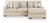Benchcraft Laurelgrove Pebble 2-Piece Sectional Sofa Chaise