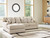 Benchcraft Laurelgrove Pebble 2-Piece Sectional Sofa Chaise