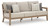 Ashley Hallow Creek Driftwood Outdoor Sofa with Cushion