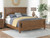 Ashley Chadworth Antique White California King Poster Bed