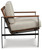 Ashley Tilden Ivory Brown Accent Chair