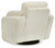 Ashley Tie-Breaker Ivory Swivel Glider Recliner