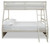 Ashley Robbinsdale Antique White Twin over Full Bunk Bed