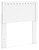 Ashley Hallityn White Twin Panel Headboard